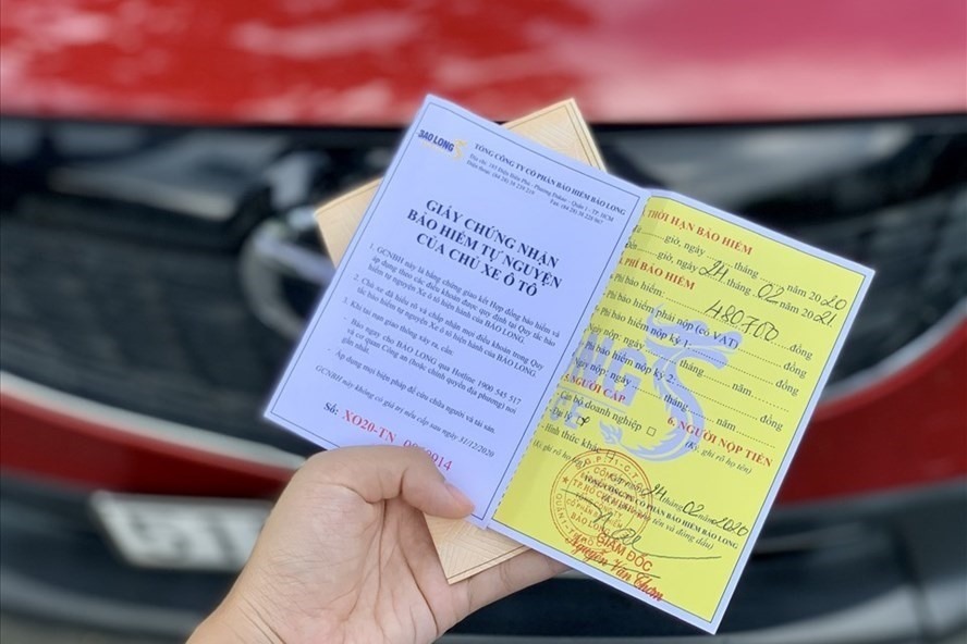 công chứng bảo hiểm xe