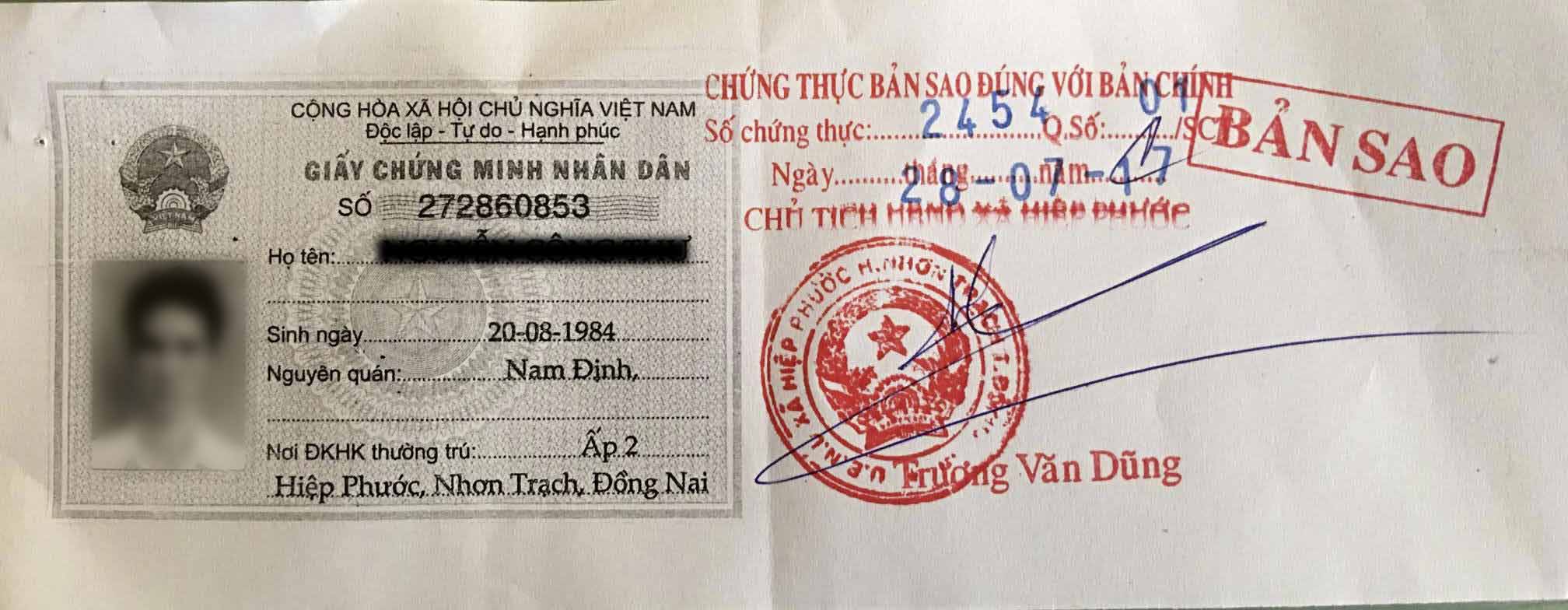 công chứng căn cước công dân - Hình 2