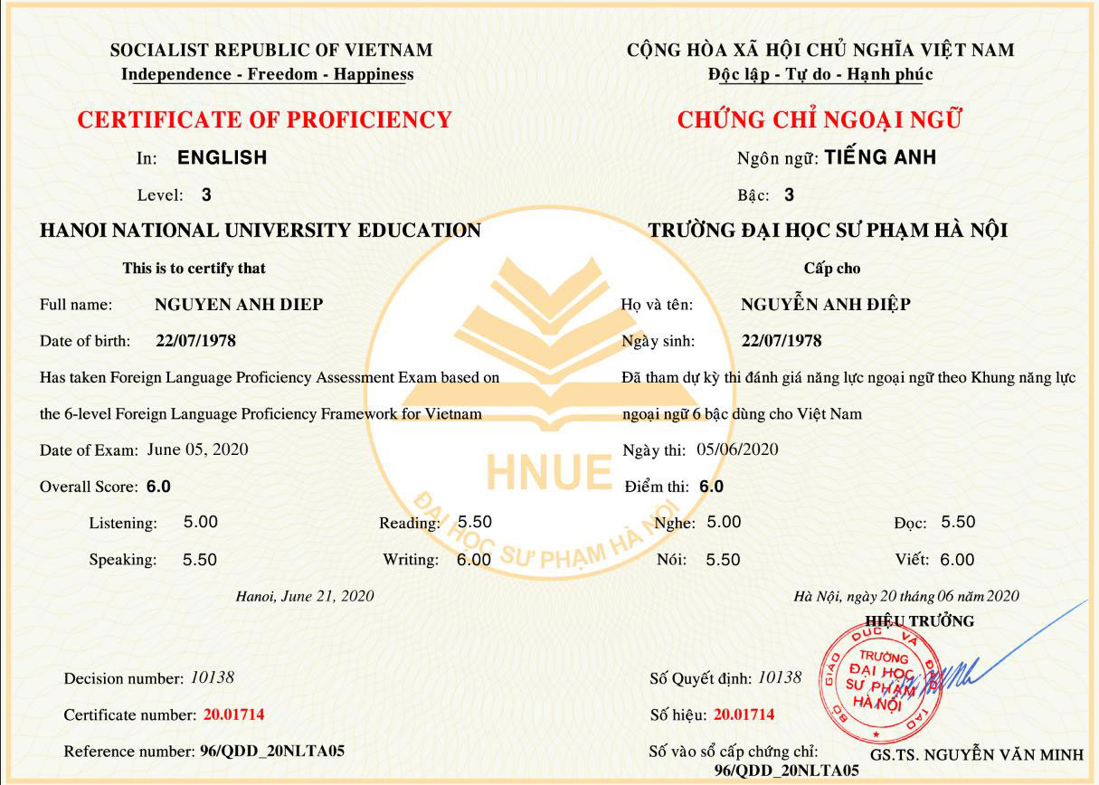 công chứng chứng chỉ ngoại ngữ - Hình 3