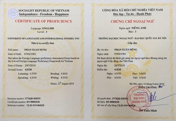 công chứng chứng chỉ ngoại ngữ - Hình 4