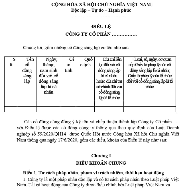 công chứng điều lệ công ty - Hình 3