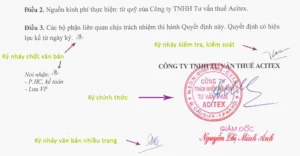 công chứng điều lệ công ty