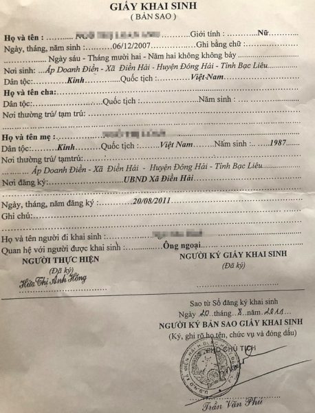 c&ocirc;ng chứng giấy khai sinh - H&igrave;nh 2