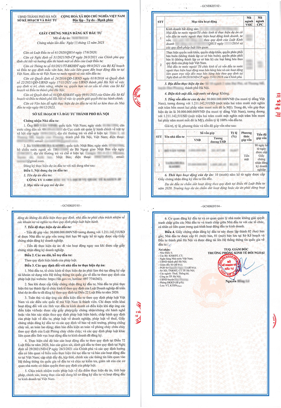 công chứng giấy phép đầu tư - Hình 2