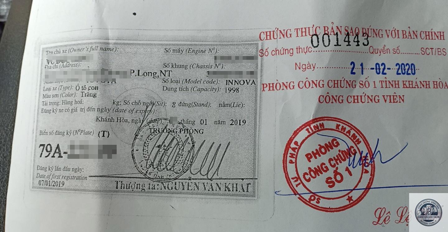 c&ocirc;ng chứng giấy ph&eacute;p l&aacute;i xe - H&igrave;nh 1