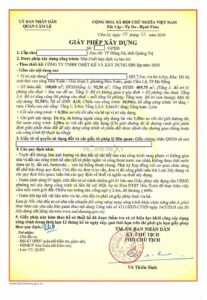 công chứng giấy phép xây dựng
