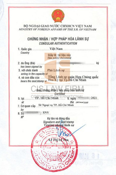 công chứng giấy tờ cho người nước ngoài