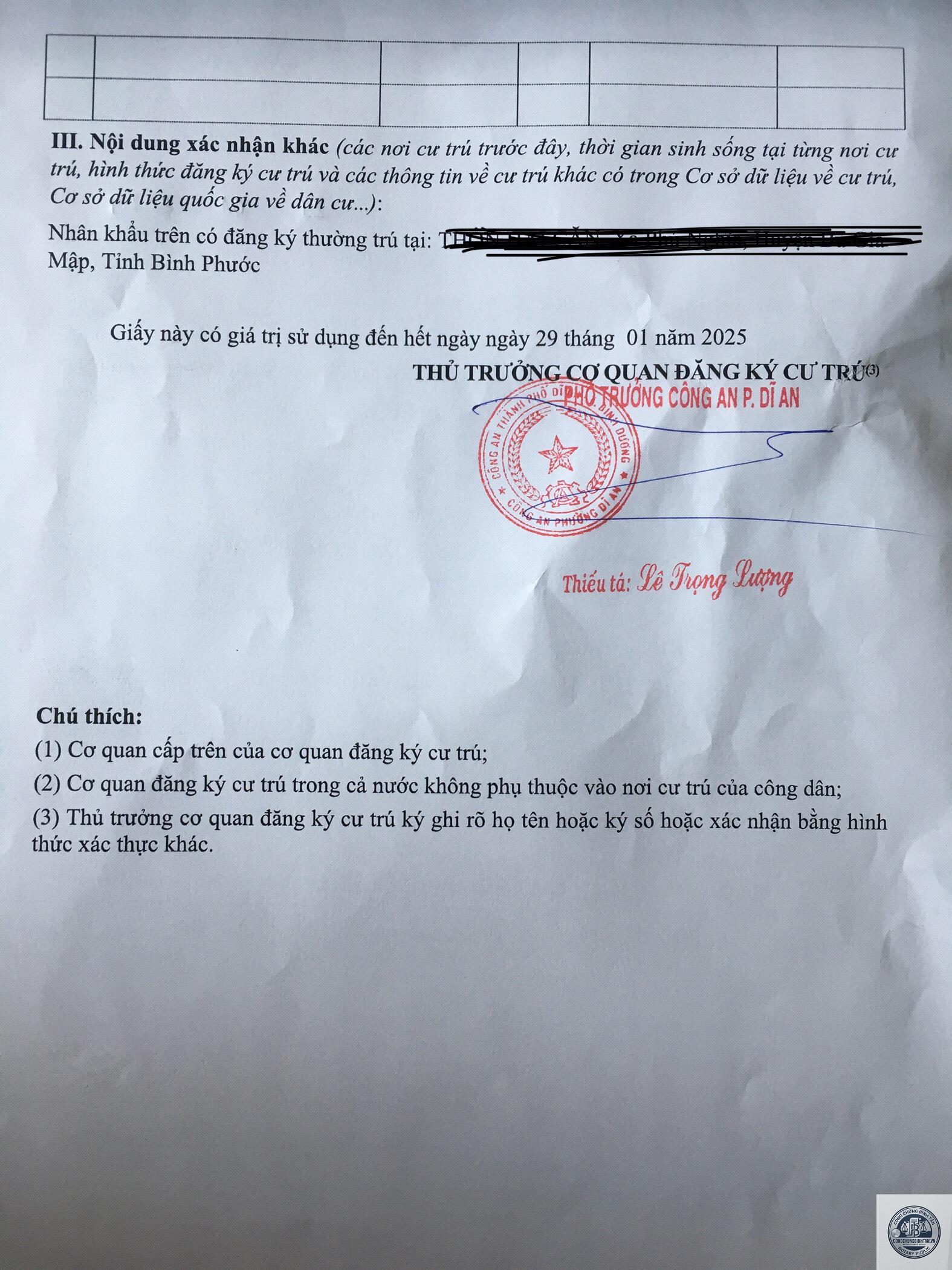 c&ocirc;ng chứng giấy x&aacute;c nhận cư tr&uacute; - H&igrave;nh 3