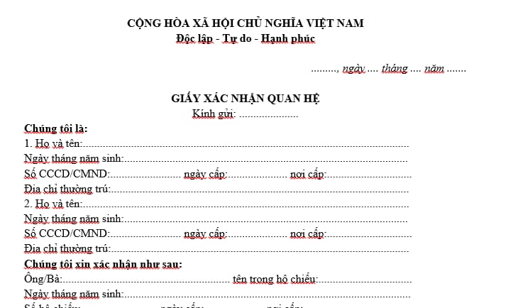 công chứng giấy xác nhận quan hệ - Hình 4
