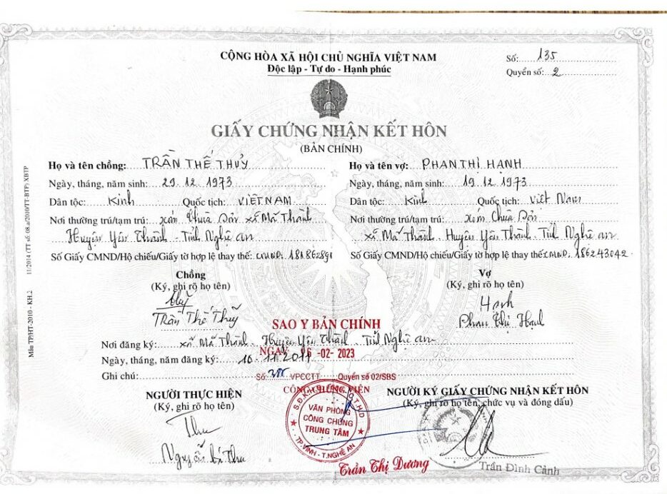 công chứng hồ sơ kết hôn - Hình 2