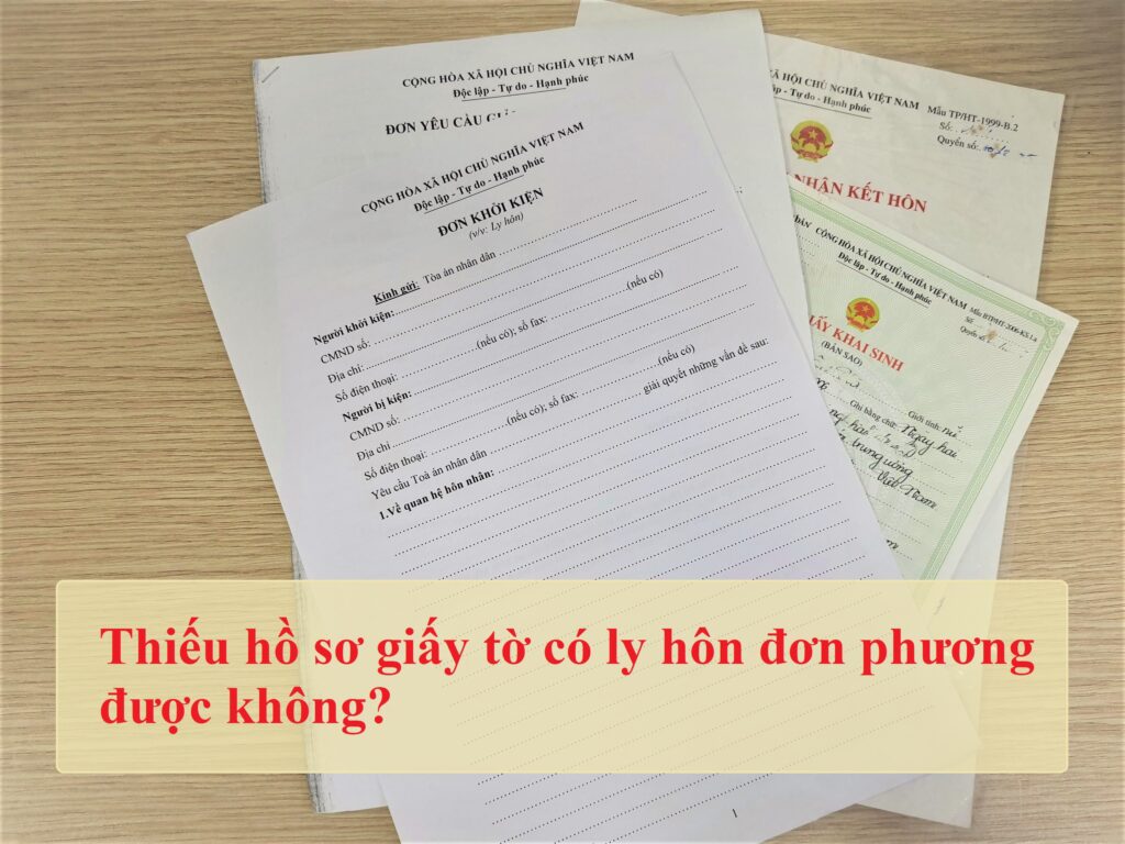 công chứng hồ sơ ly hôn