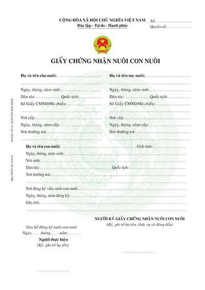 công chứng hồ sơ nhận con nuôi - Hình 1