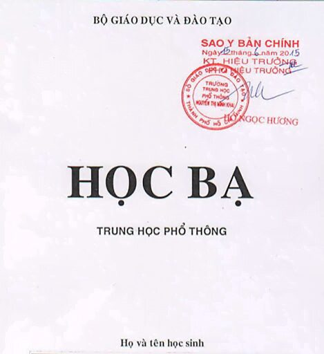 công chứng học bạ - Hình 3