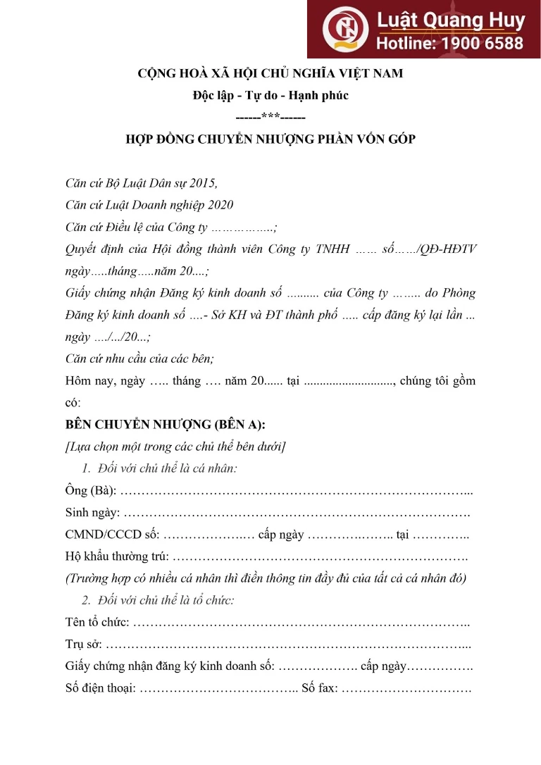 công chứng hợp đồng chuyển nhượng vốn góp - Hình 4