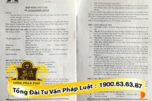 công chứng hợp đồng đặt cọc mua đất