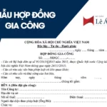 c&ocirc;ng chứng hợp đồng gia c&ocirc;ng