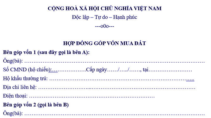 công chứng hợp đồng góp vốn bằng đất - Hình 1