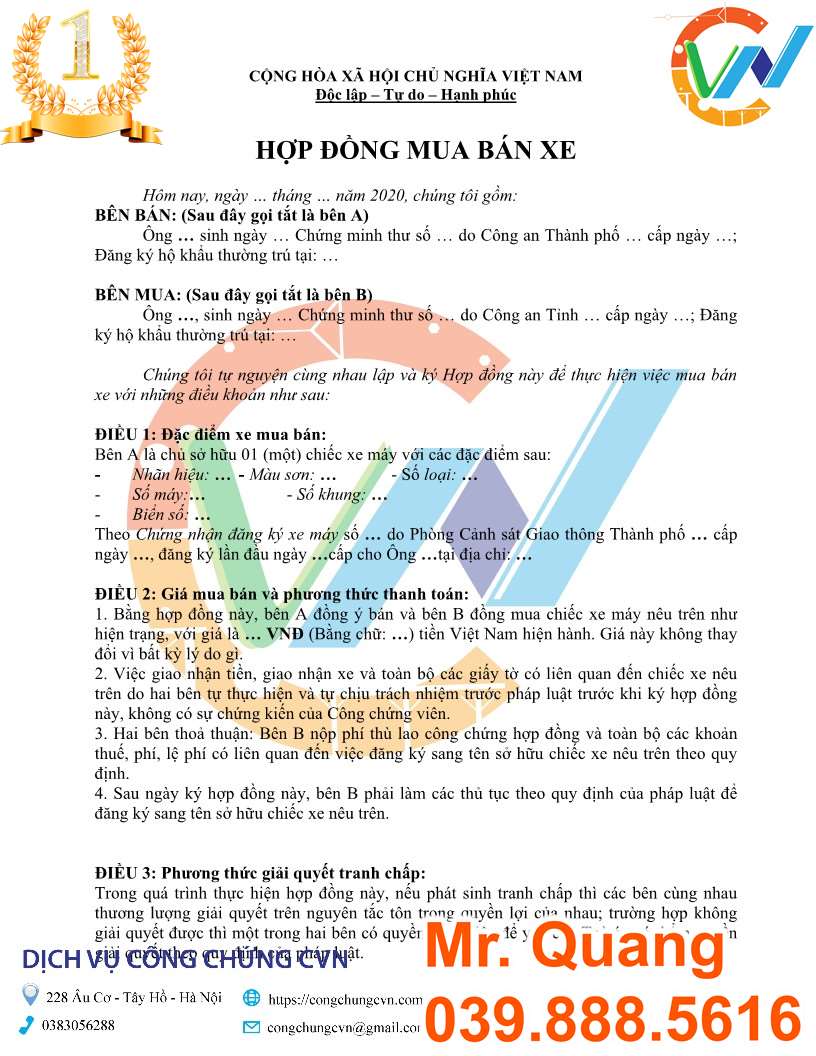 c&ocirc;ng chứng hợp đồng mua b&aacute;n xe - H&igrave;nh 4