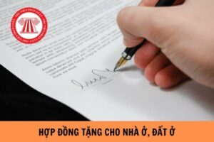 công chứng hợp đồng tặng cho nhà