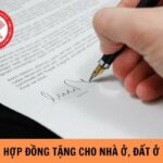 c&ocirc;ng chứng hợp đồng tặng cho t&agrave;i sản