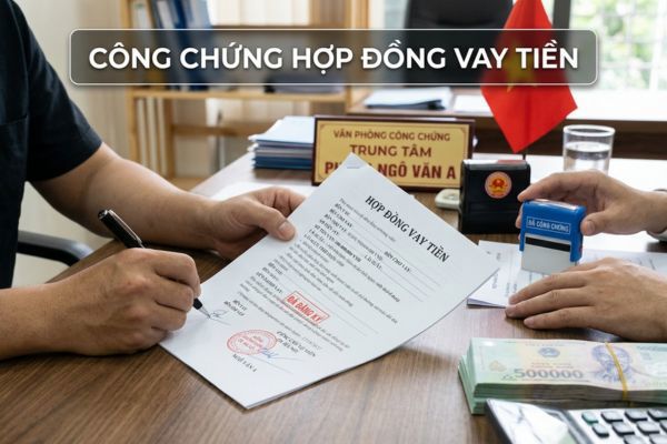 công chứng hợp đồng vay tiền - Hình 5