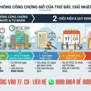 công chứng ngày chủ nhật