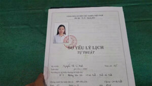 công chứng sơ yếu lý lịch