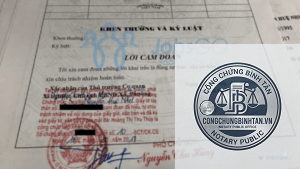 công chứng sơ yếu lý lịch ở đâu