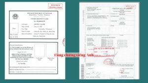 công chứng tài liệu tiếng Anh