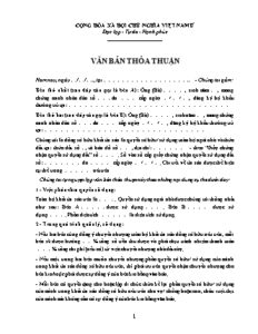 công chứng thỏa thuận phân chia tài sản