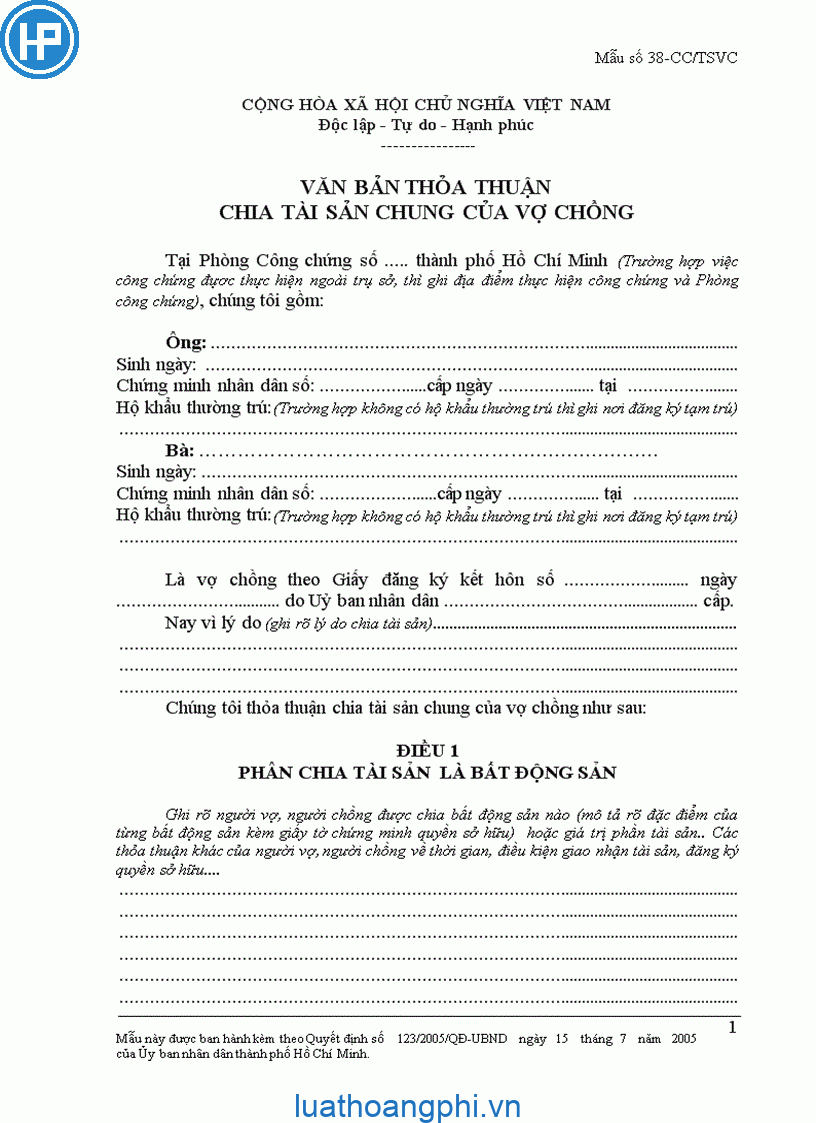 c&ocirc;ng chứng thỏa thuận t&agrave;i sản vợ chồng - H&igrave;nh 2