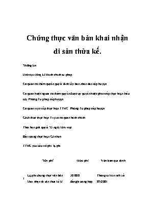 c&ocirc;ng chứng văn bản khai nhận di sản - H&igrave;nh 3