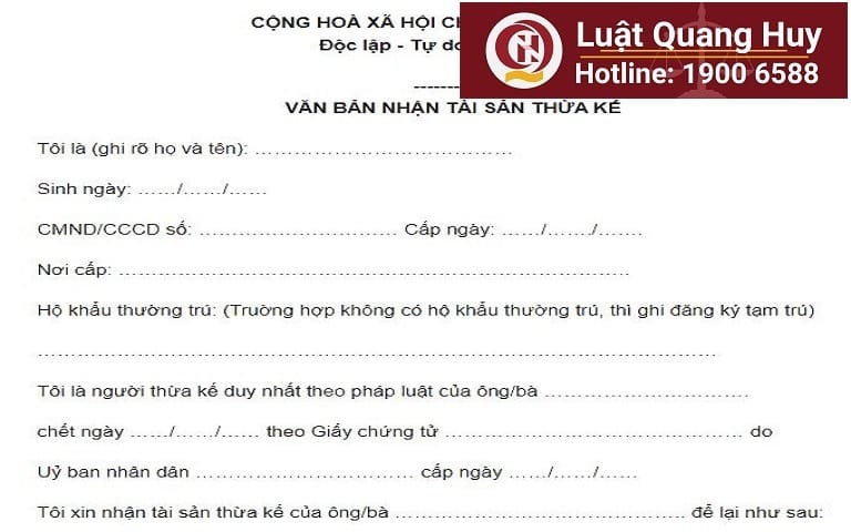 c&ocirc;ng chứng văn bản khai nhận di sản - H&igrave;nh 4