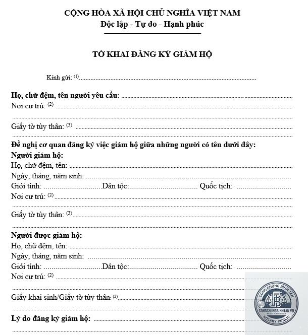đăng ký giám hộ - Hình 1