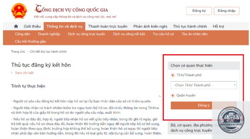 đăng k&yacute; kết h&ocirc;n online - H&igrave;nh 2