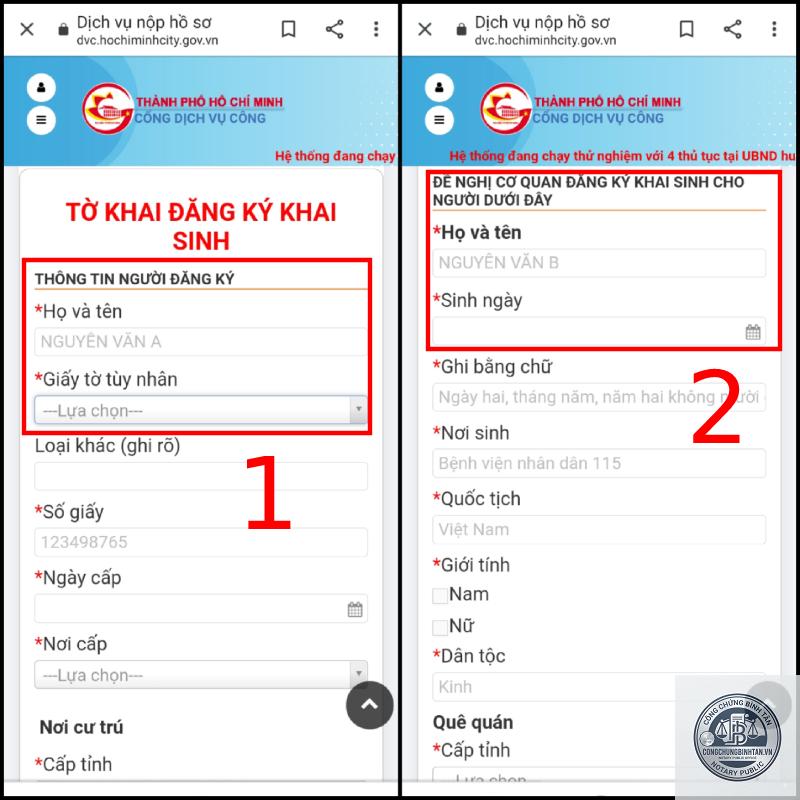 đăng ký khai sinh online - Hình 3