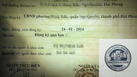 đăng ký khai sinh quá hạn - Hình 4
