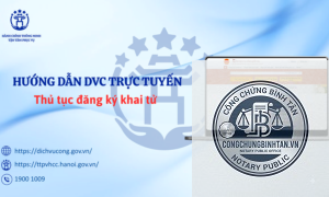 đăng ký khai tử trực tuyến