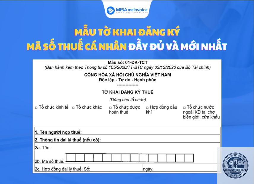đăng ký mã số thuế cá nhân - Hình 4