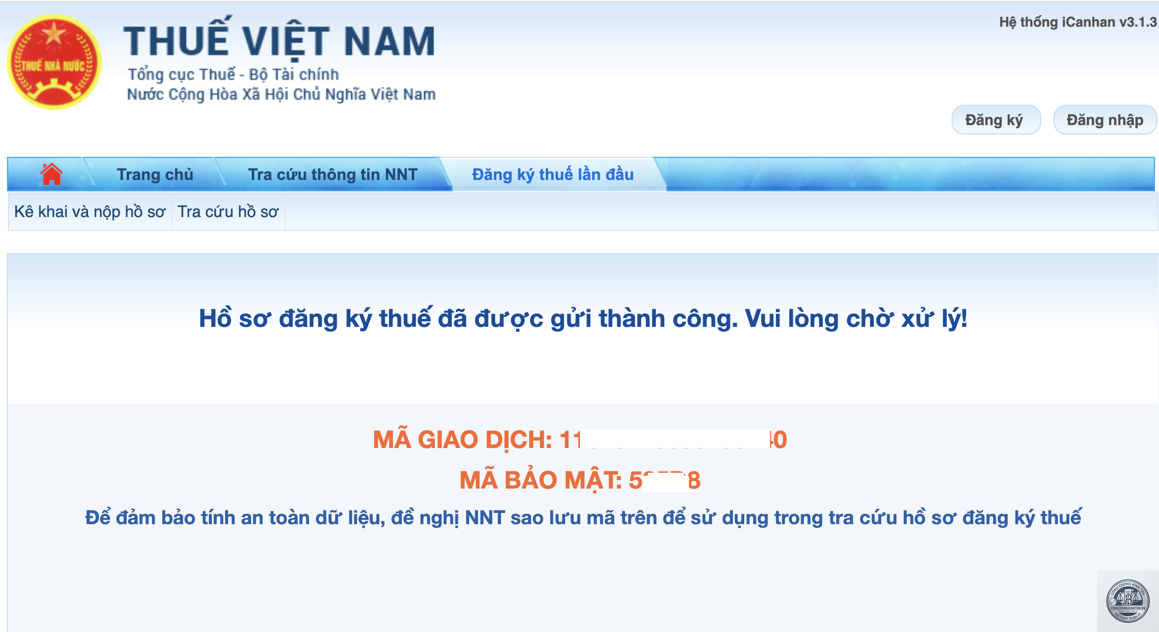 đăng ký mã số thuế lần đầu - Hình 4