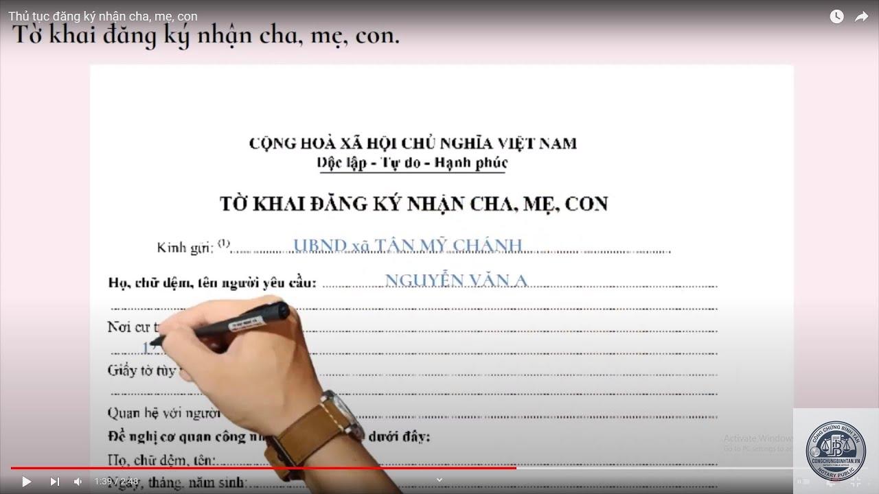 đăng ký nhận cha mẹ con - Hình 3