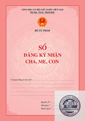 đăng ký nhận cha mẹ con