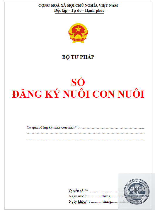 đăng ký nhận nuôi con nuôi