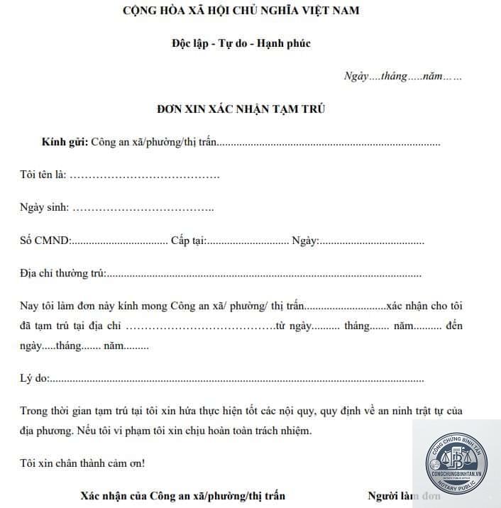 đăng ký tạm vắng - Hình 3
