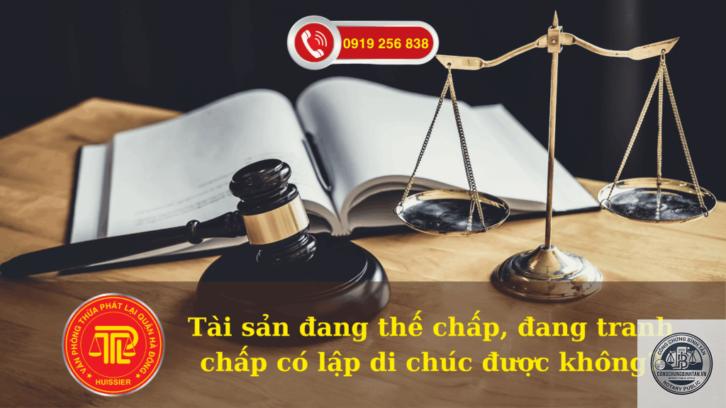 di chúc căn hộ đang thế chấp