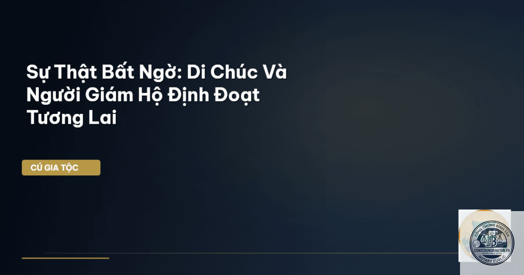 di chúc chỉ định người giám hộ