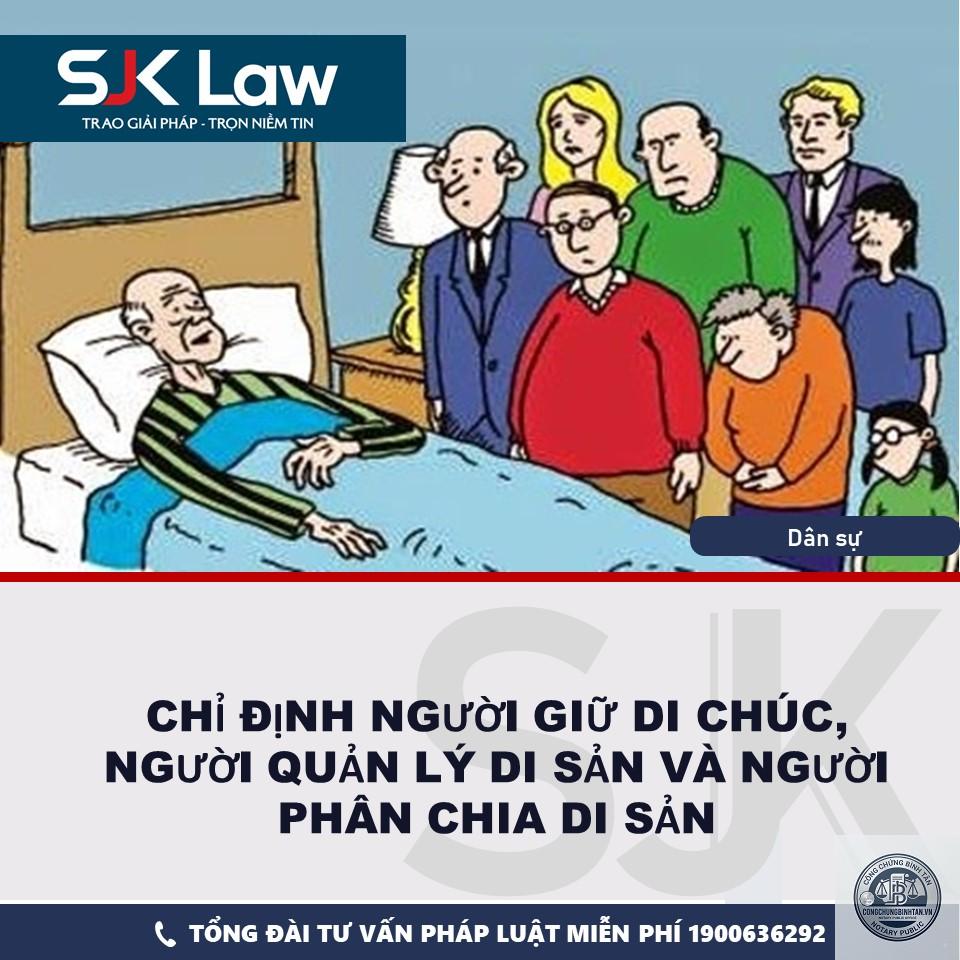 di chúc chỉ định người quản lý di sản