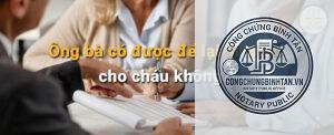 di chúc cho cháu ngoại