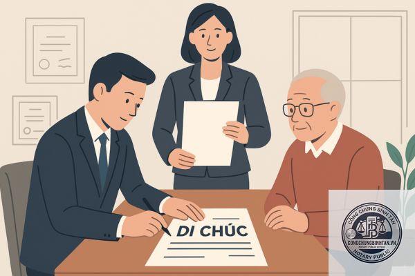 di chúc của người già - Hình 2