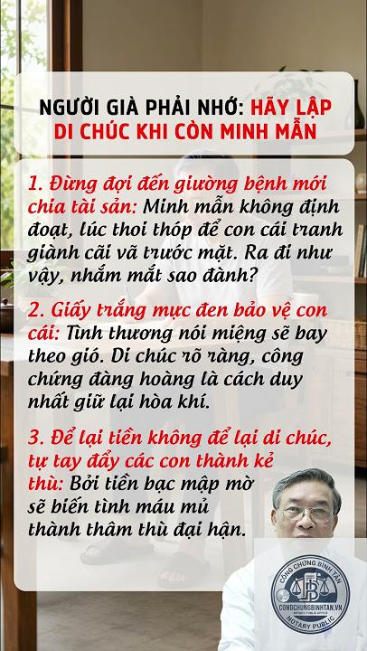 di chúc của người già - Hình 5